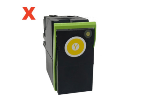 Compatible Toner Color Set XERC410XY Yellow pour Xerox