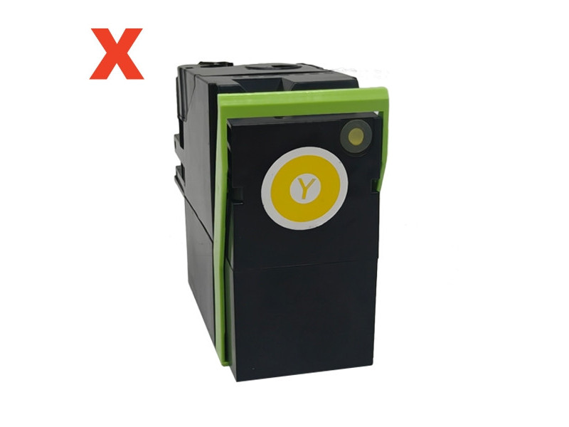 Compatible Toner Color Set XERC410XY Yellow pour Xerox