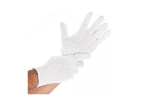 HYGONORM Gant en coton Cuff Light, M, naturel