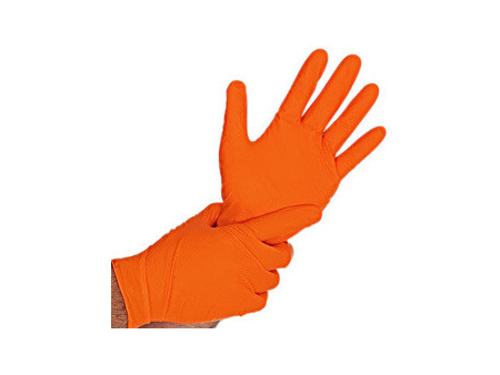 HYGOSTAR Gant en nitrile DIAMOND GRIP, XL, noir