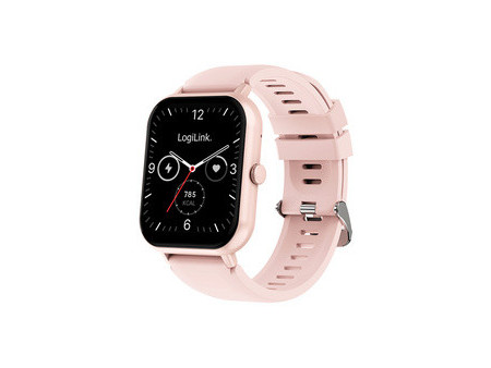 LogiLink Smartwatch 'Edge', écran LCD tactile 1,83', pink