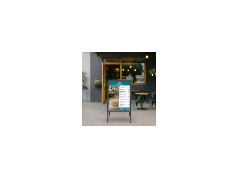 EUROPEL Panneau trottoir ECONOMY OUTDOOR, A1, noir