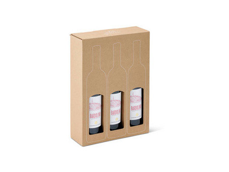 ColomPac Carton de présentation pour 2 bouteilles de vin