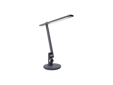 PAPERFLOW Lampe de table à LED BENTO, socle, argent brossé