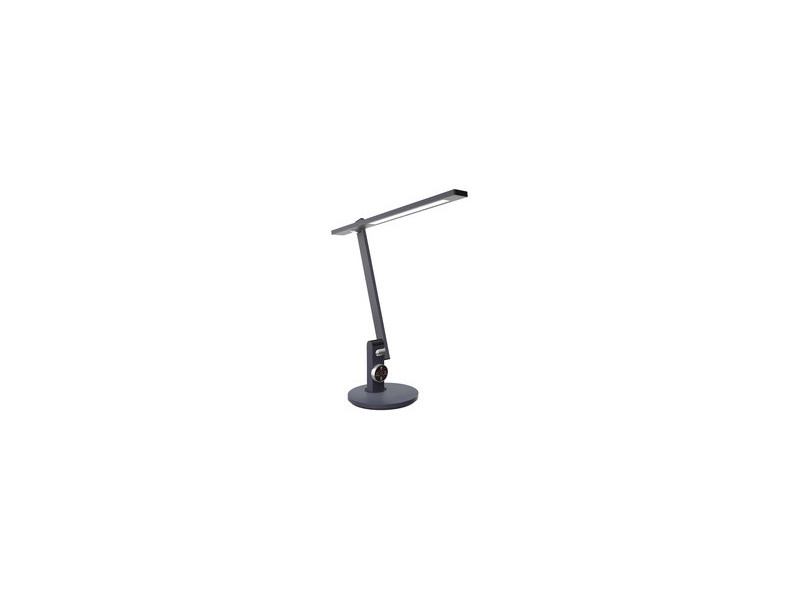 PAPERFLOW Lampe de table à LED BENTO, socle, argent brossé