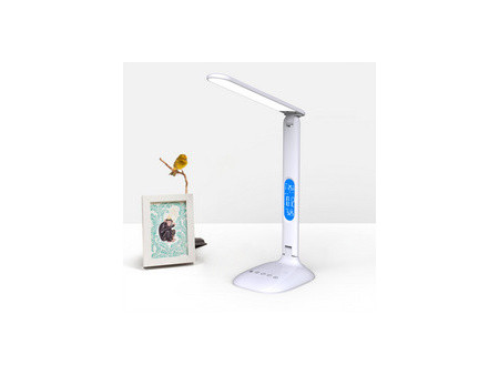 PAPERFLOW Lampe de table à LED FOLEY, socle, blanc