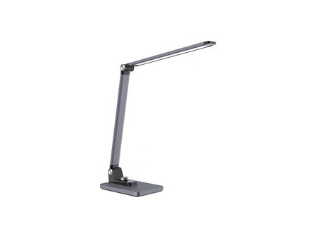 PAPERFLOW Lampe de table à LED JOA, socle, argent brossé