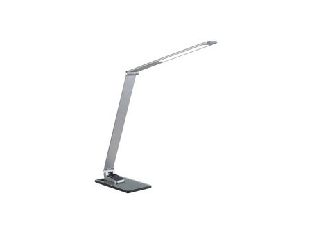 PAPERFLOW Lampe de table à LED OLGA, socle, gris