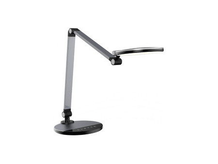 PAPERFLOW Lampe de table à LED CHUCK, socle, argent
