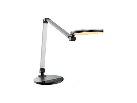 PAPERFLOW Lampe de table à LED CHUCK, socle, argent