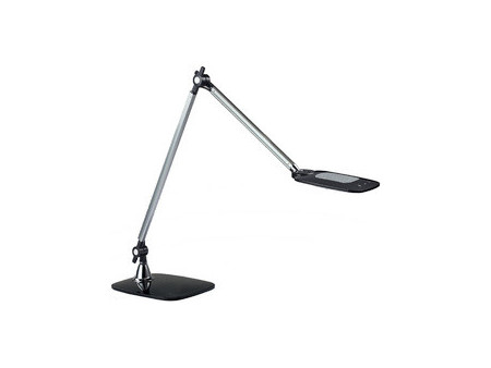 PAPERFLOW Lampe de table à LED JIM, socle, argent