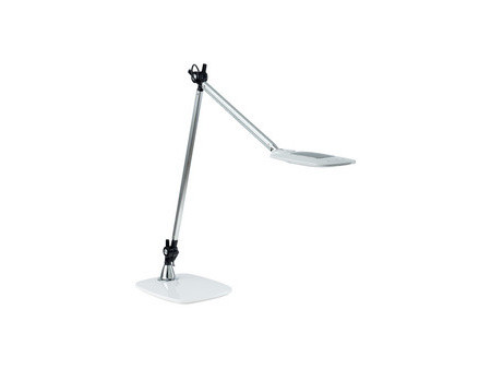 PAPERFLOW Lampe de table à LED JIM, socle, argent