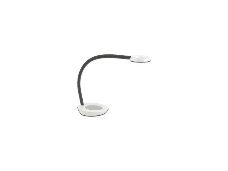 PAPERFLOW Lampe de table à LED TOBY, socle, blanc