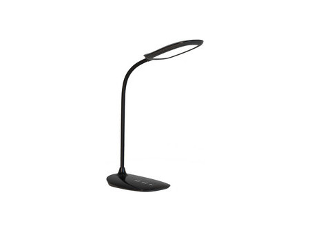 PAPERFLOW Lampe de table à LED LEON, socle, noir