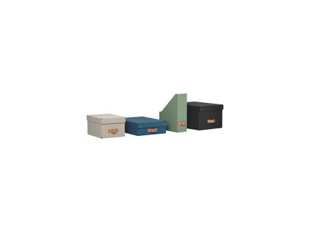 LEITZ Porte-revues Puro, A4, carton, set de 2, noir