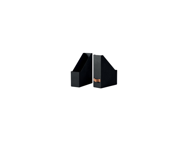 LEITZ Porte-revues Puro, A4, carton, set de 2, noir