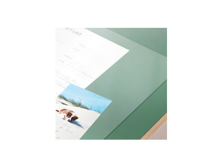 LEITZ Sous-main, 700 x 360 mm, en PVC, transparent