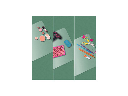 LEITZ Sous-main, 700 x 360 mm, en PVC, transparent