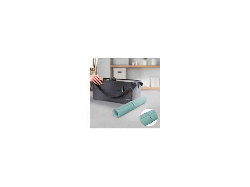LEITZ Sous-main, 800 x 400 mm, en PVC, gris