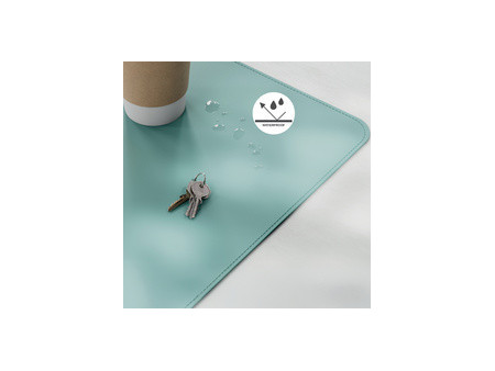 LEITZ Sous-main, 800 x 400 mm, en PVC, gris