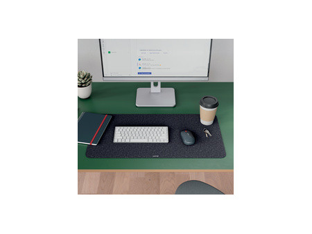 LEITZ Sous-main, 700 x 360 mm, en feutre, gris foncé