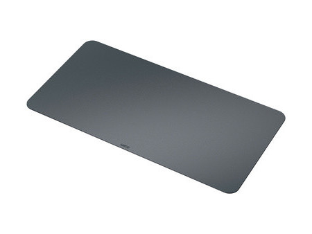 LEITZ Sous-main, 700 x 360 mm, en cuir recyclé, gris foncé