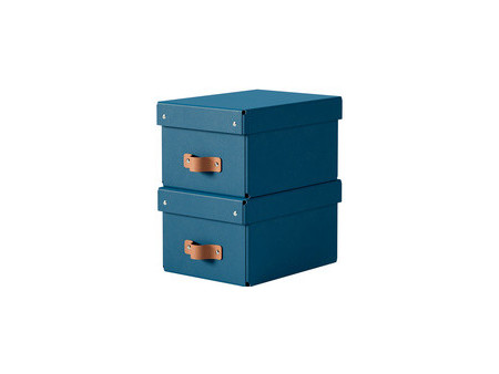 LEITZ Boîte de rangement Puro, carton, 7 L, set de 2, beige