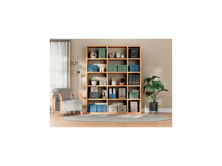LEITZ Boîte de rangement Puro, carton, 7 L, set de 2, bleu