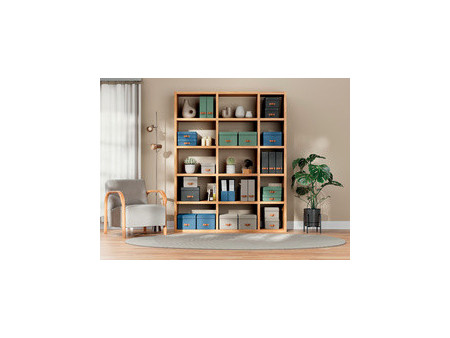 LEITZ Boîte de rangement Puro, carton, 8 L, set de 2, bleu