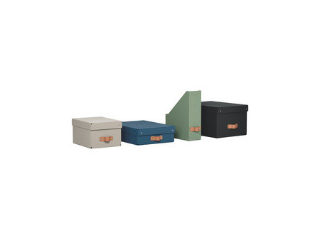 LEITZ Boîte de rangement Puro, carton, 17 L, set de 2, beige