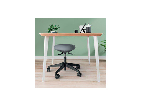 LEITZ Tabouret Ergo Active, roulettes + assise équilibrée