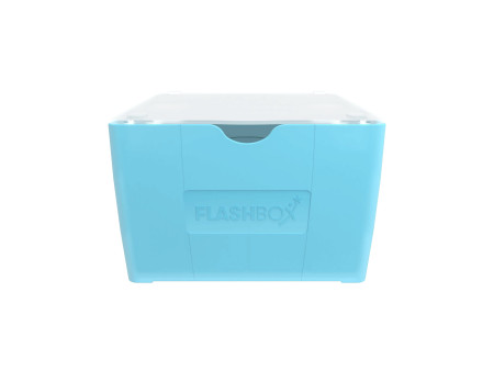 Oxford Boîte à fiches 'Flashbox' Starterpack, bleu pastel