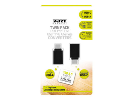 PORT DESIGNS USB-C To USB-A Converter