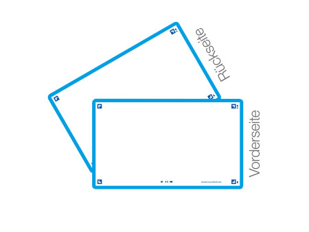 Oxford Fiches 'Flash 2.0', 75 x 125 mm, uni, turquoise
