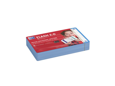 Oxford Fiches 'Flash 2.0', 75 x 125 mm, uni, turquoise