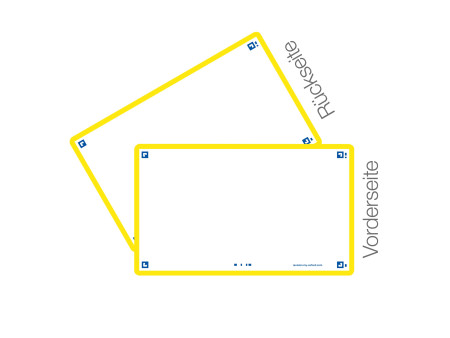 Oxford Fiches 'Flash 2.0', 75 x 125 mm, uni, jaune