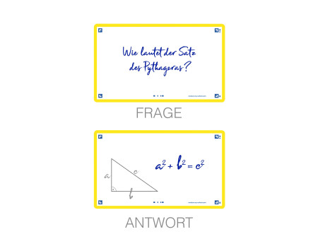 Oxford Fiches 'Flash 2.0', 75 x 125 mm, uni, jaune