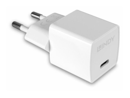 LINDY 20W Type C PD Charger EU Plug