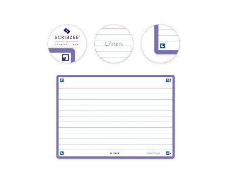 Oxford Fiches 'Flash 2.0', 105 x 148 mm, violet