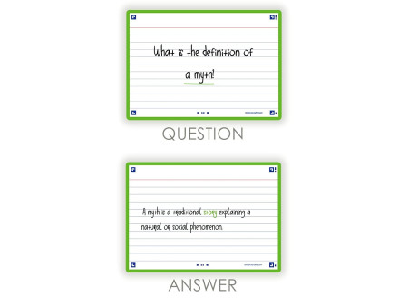 Oxford Fiches 'Flash 2.0', 105 x 148 mm, vert