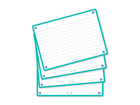 Oxford Fiches 'Flash 2.0', 105 x 148 mm, menthe