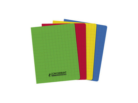 CONQUERANT CLASSIQUE Cahier 170 x 220 mm, séyès, assorti