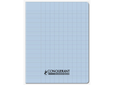 CONQUERANT CLASSIQUE Cahier 170 x 220 mm, Seyès, bleu pastel
