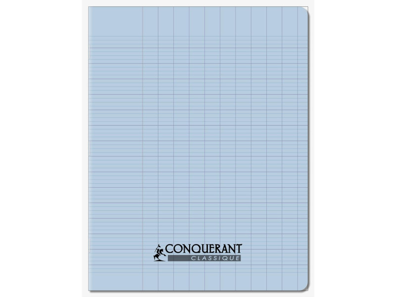 CONQUERANT CLASSIQUE Cahier 170 x 220 mm, Seyès, bleu pastel