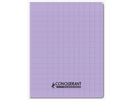 CONQUERANT CLASSIQUE Cahier 170 x 220 mm, Seyès,lilas pastel