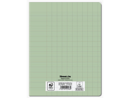 CONQUERANT CLASSIQUE Cahier 170 x 220 mm, Seyès, vert pastel