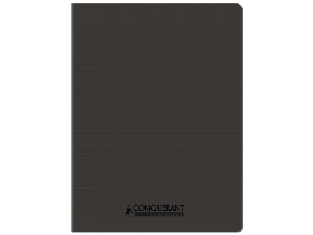 CONQUERANT CLASSIQUE Cahier 240 x 320 mm, Seyès, noir