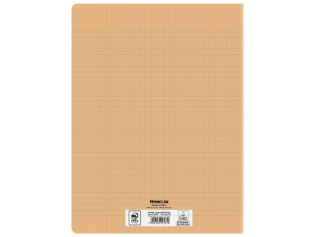 CONQUERANT CLASSIQUE Cahier 240 x 320 mm, Seyès, abricot
