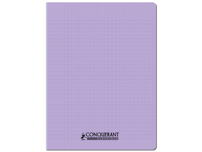 CONQUERANT CLASSIQUE Cahier 240 x 320 mm, Seyès, lilas