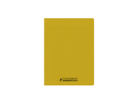 CONQUERANT CLASSIQUE Cahier recyclé, 170 x 220 mm, jaune